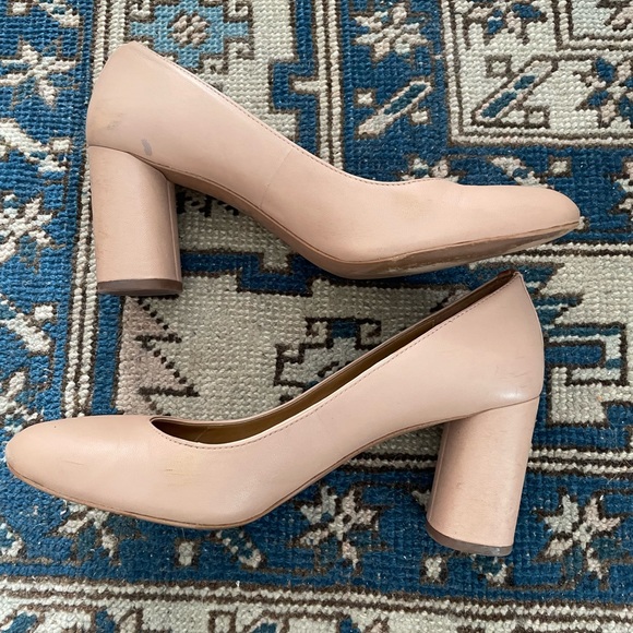 COACH nude block heels - Picture 5 of 7